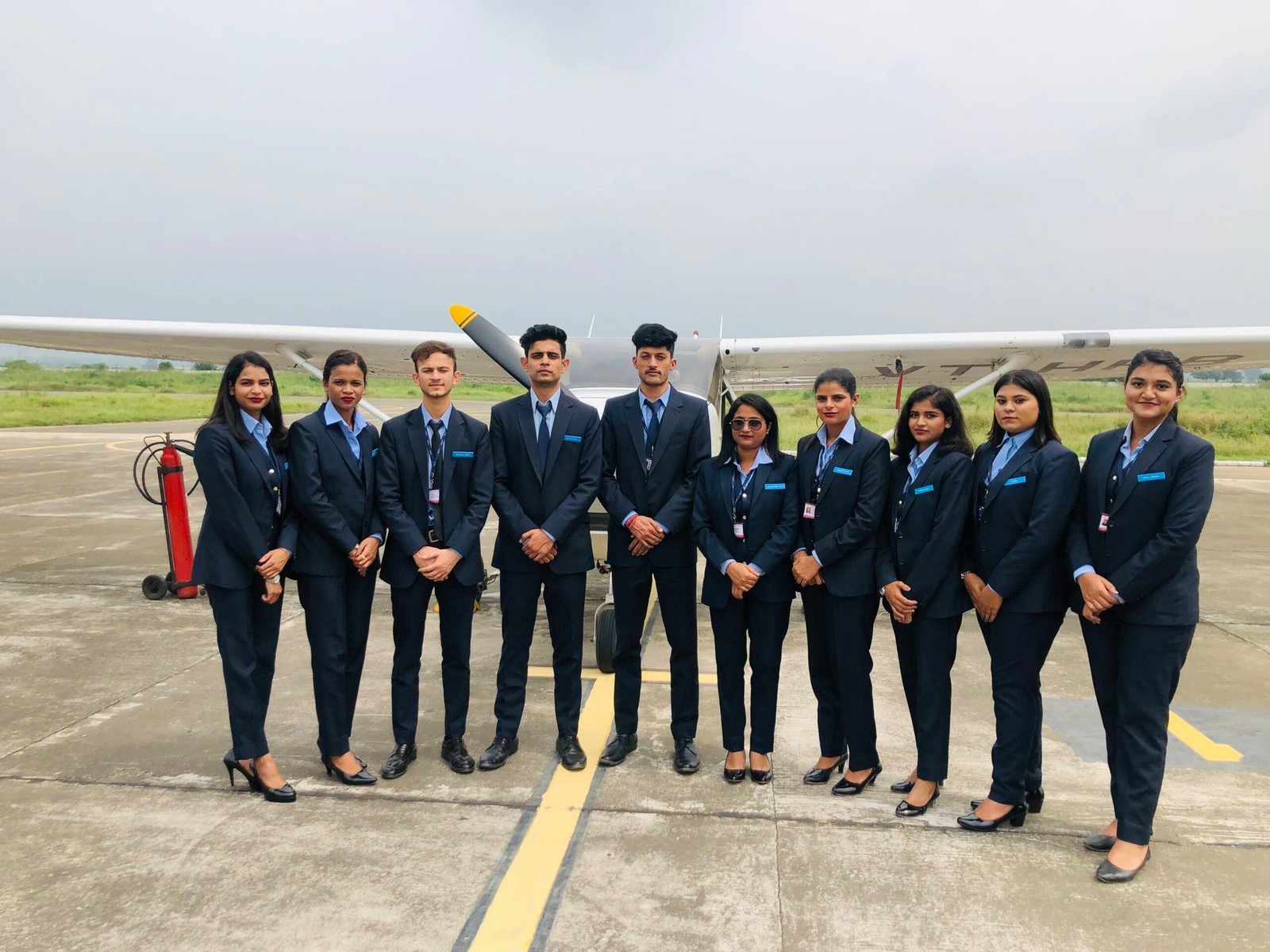 Cabin crew training at Achievers Perfect Career Institute